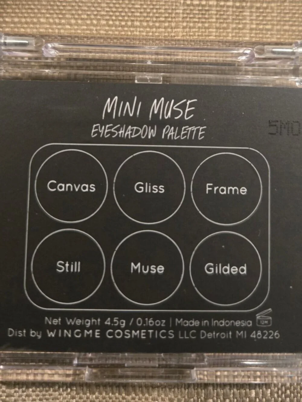 WINGME COSMETICS Mini Muse Eyeshadow Palette 🎨6 Neutral Shades with Luxie Brush